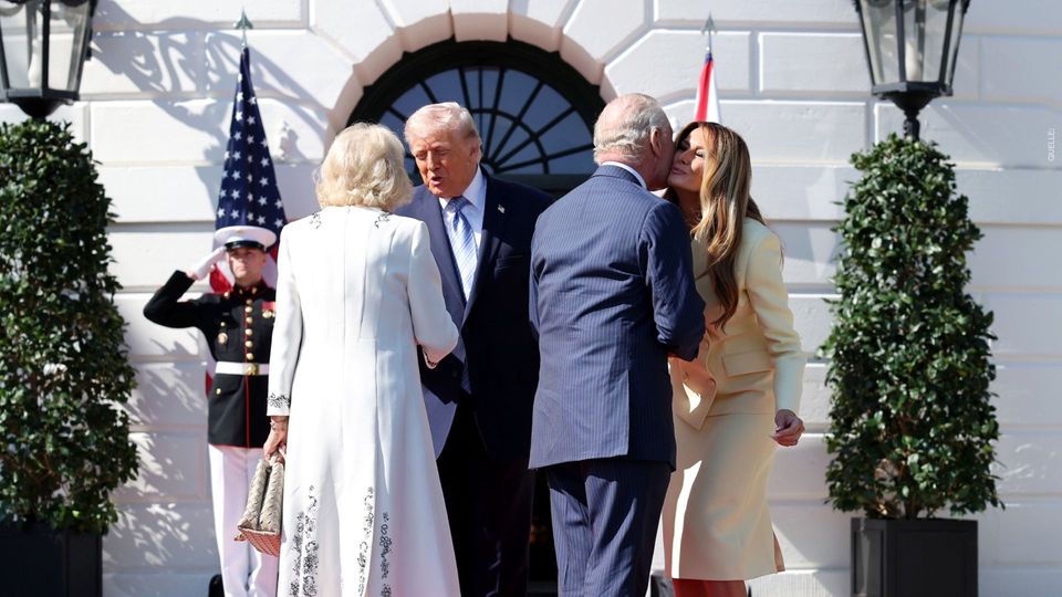 König Charles besucht Präsident Trump