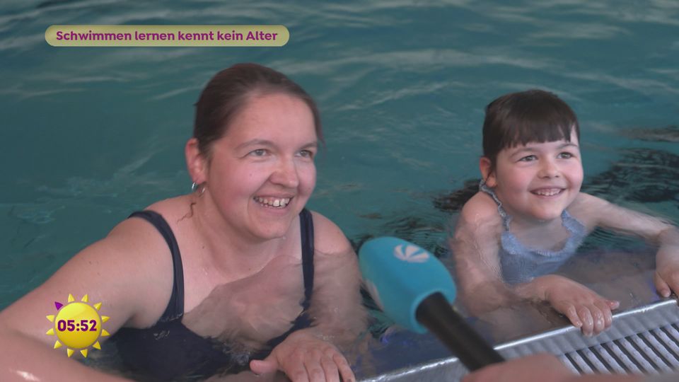 Schwimmen lernen kennt kein Alter