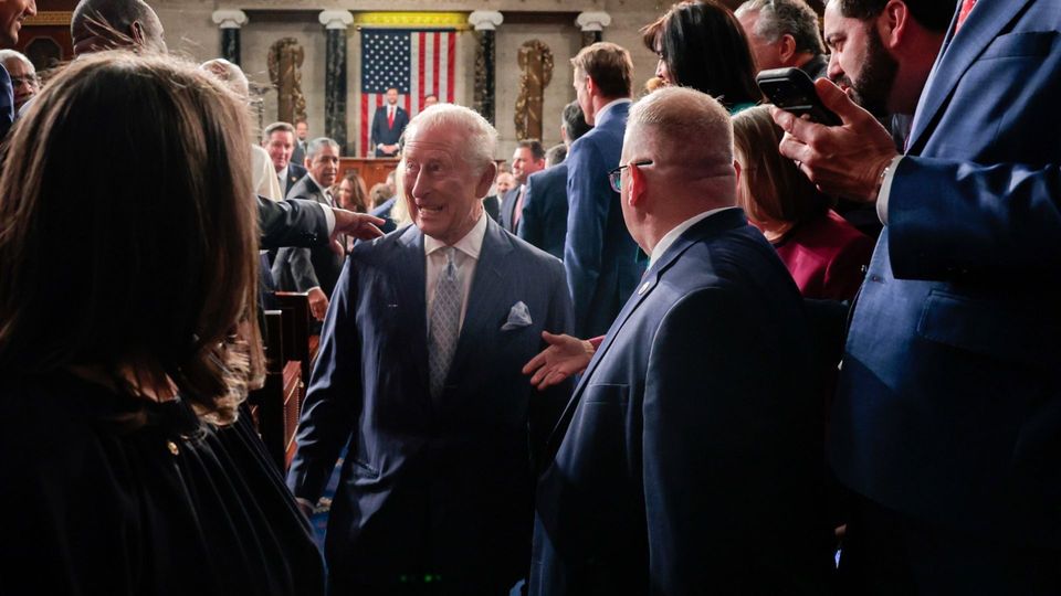 Charles hält historische Rede in den USA