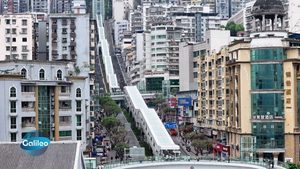 Die längste Rolltreppe der Welt