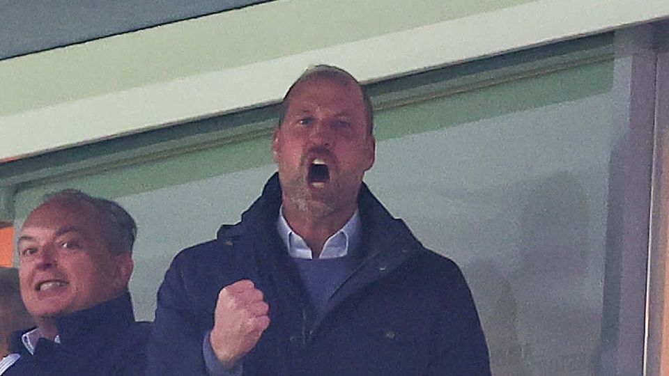 Pure Ekstase: Prinz William rastet aus