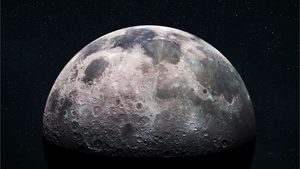 SpaceX-Rakete schlägt auf dem Mond ein