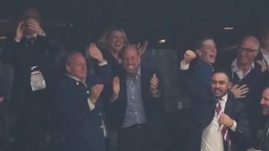 Prinz William in purer Ekstase