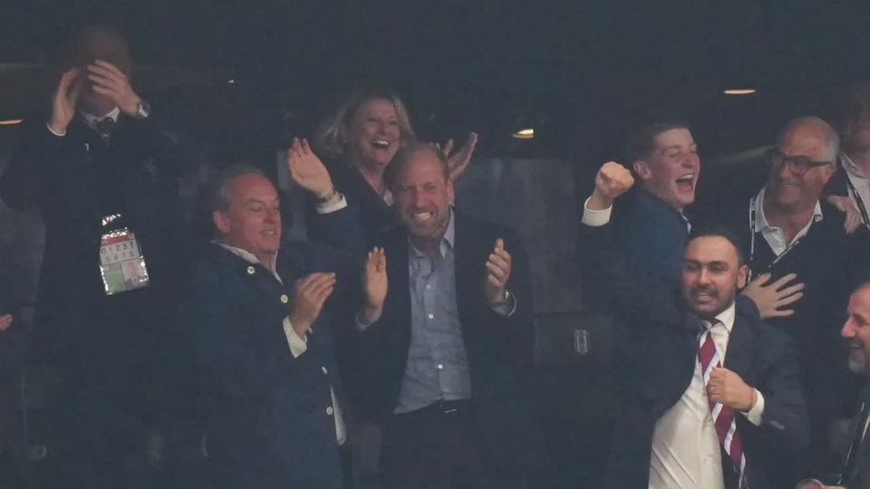 Prinz William in purer Ekstase
