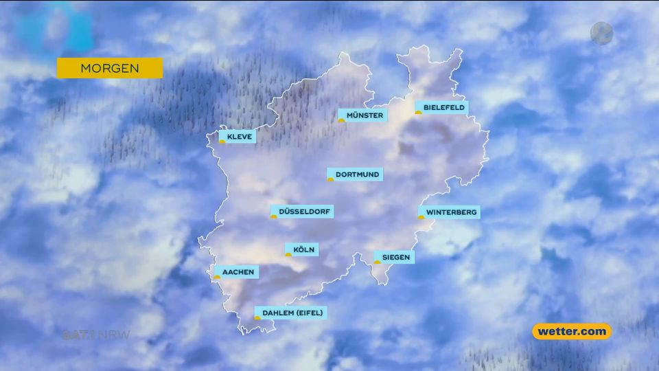 Die Wettervorhersage vom 08.06.2026