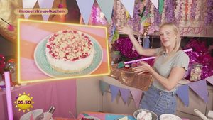 Leckerer Himbeerstreuselkuchen